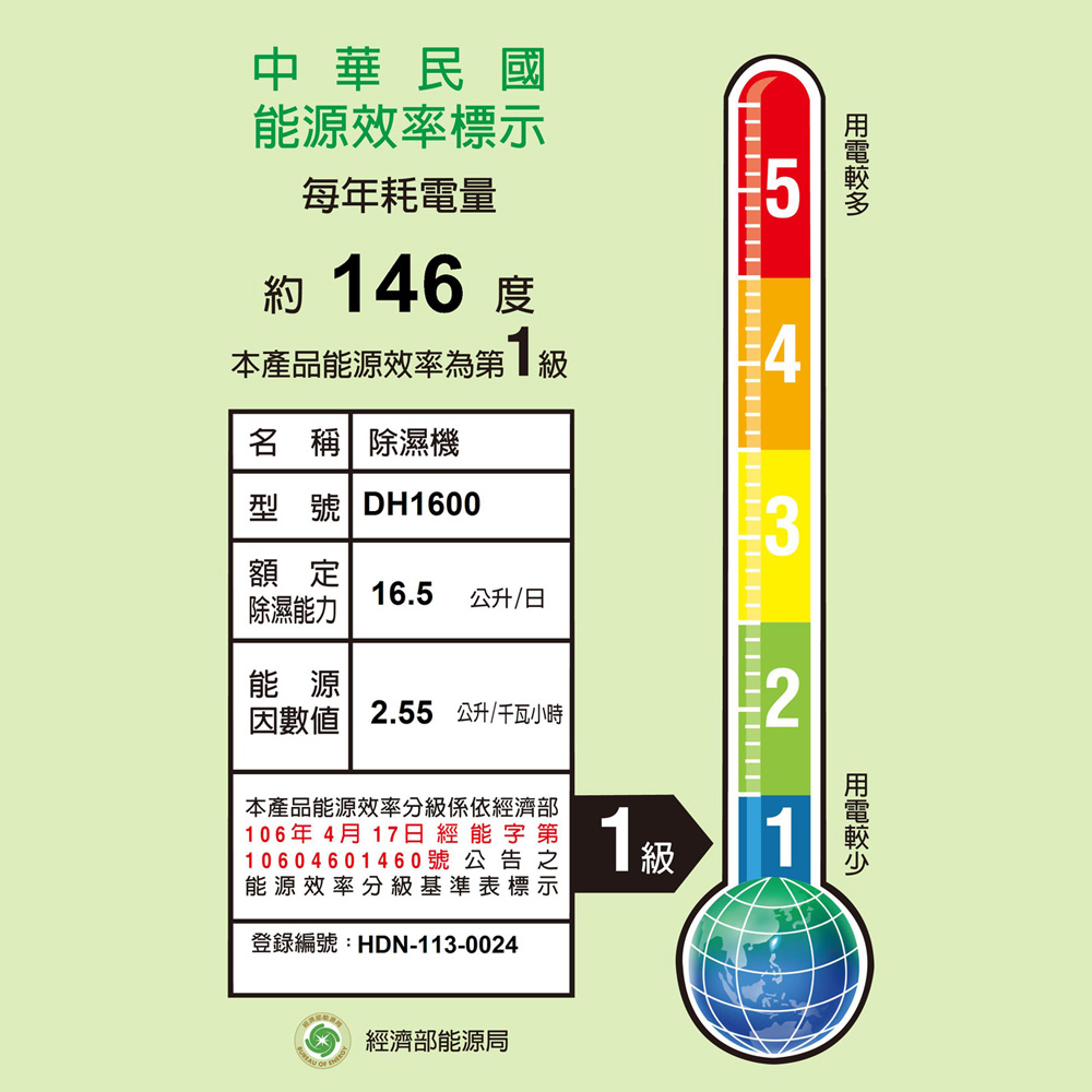 [丞洋企業] ARTISAN極效靜謐除濕機DH1600(贈小台除濕機), , large