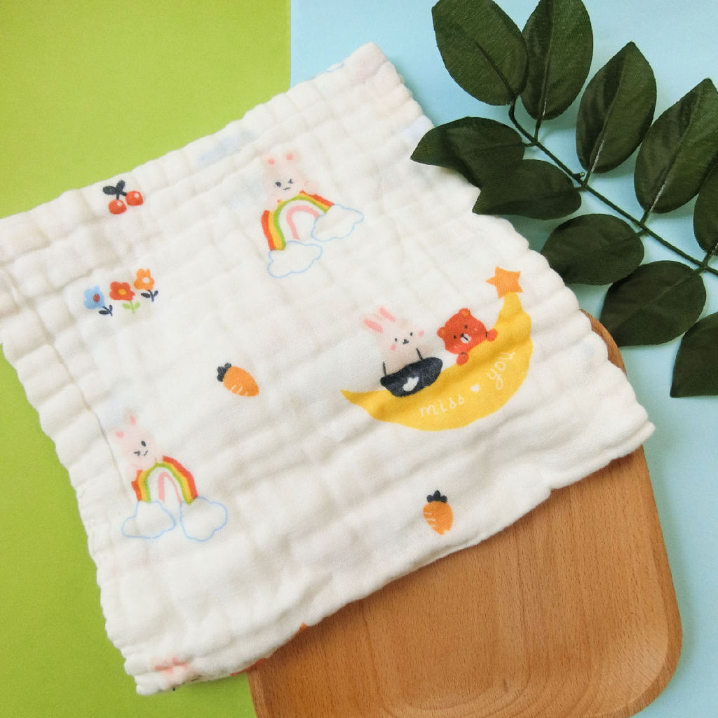 [Kaimei Cotton Industry] 8 groups randomly selected high-density six-layer gauze children's towels/six-layer bath towels in various styles, , large