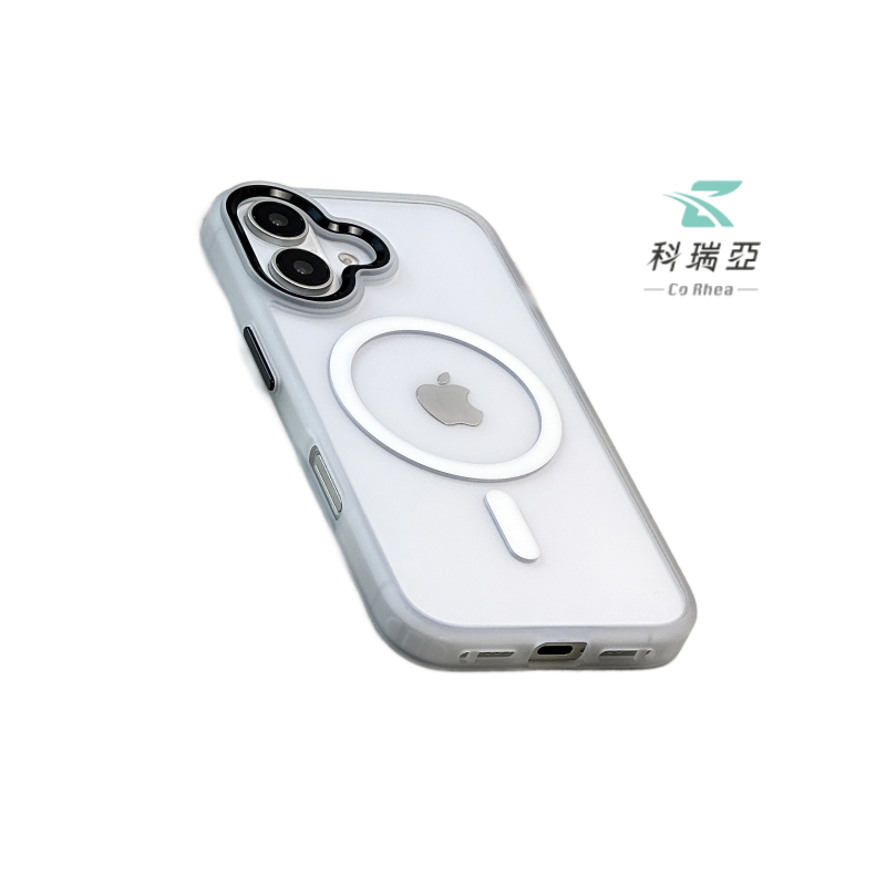 【CR科瑞亞】iPhone 16 Plus-6.7吋-手機保護殼金盾高透Magsafe-半透色