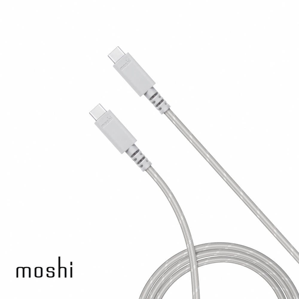 Moshi Integra USB-C to USB-C 240W/480Mbps 充電傳輸編織線 (2m), , large