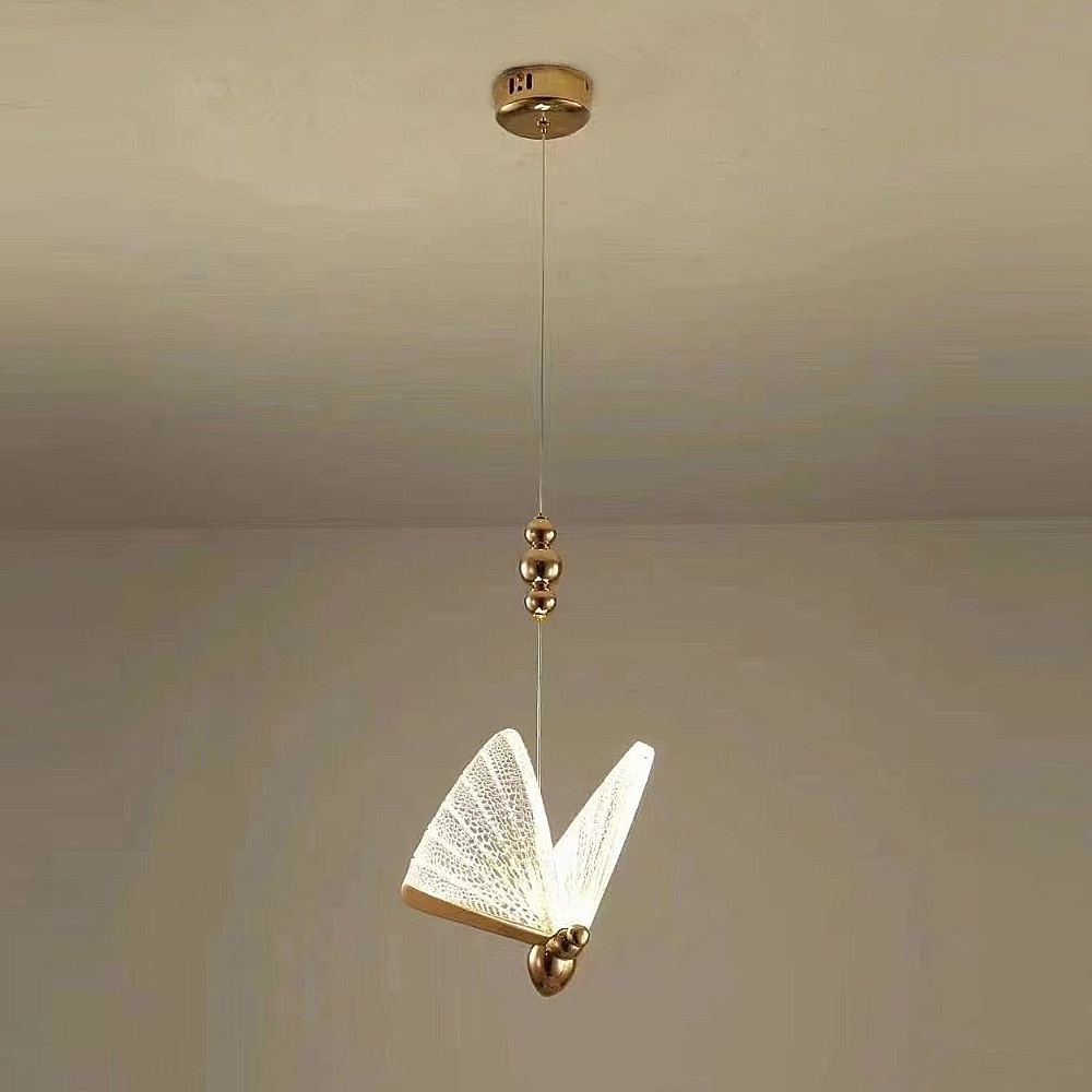 【H&R安室家】 20*24cm 大LED蝴蝶吊燈 ZA0225, , large