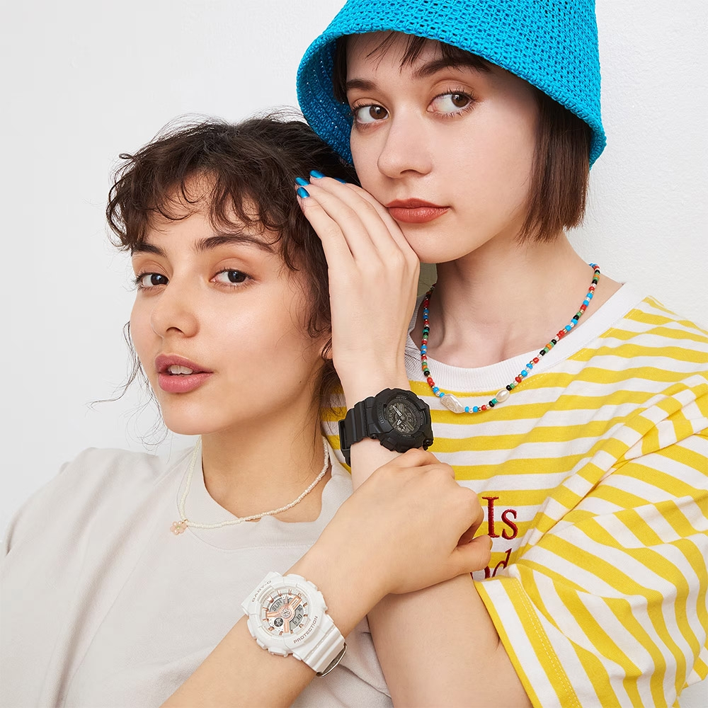 CASIO 卡西歐 Baby-G 街頭風格雙顯手錶 BA-110XRG-7A, , large