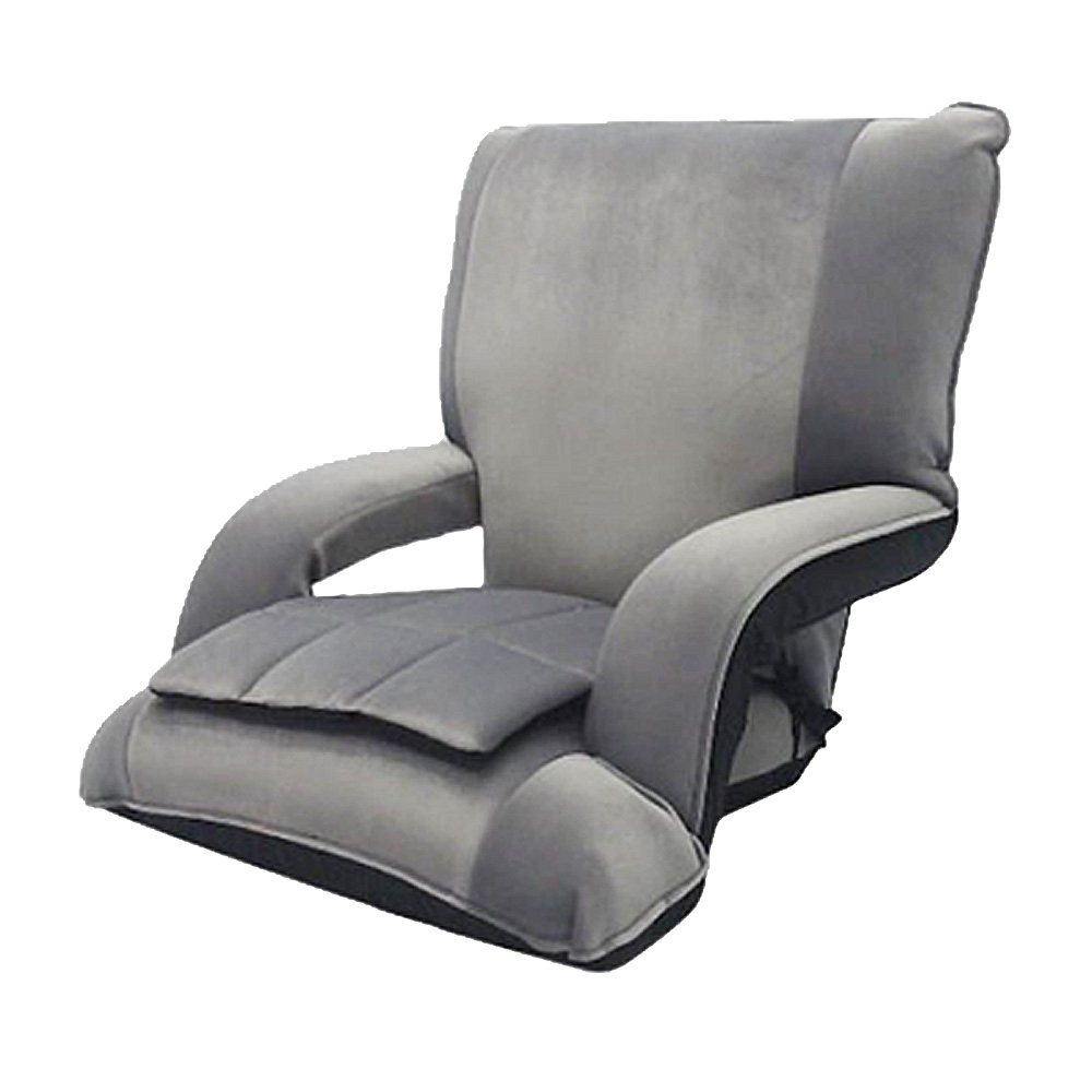 Velvet cloth ComfortableJapanese room chair with armrests, , large