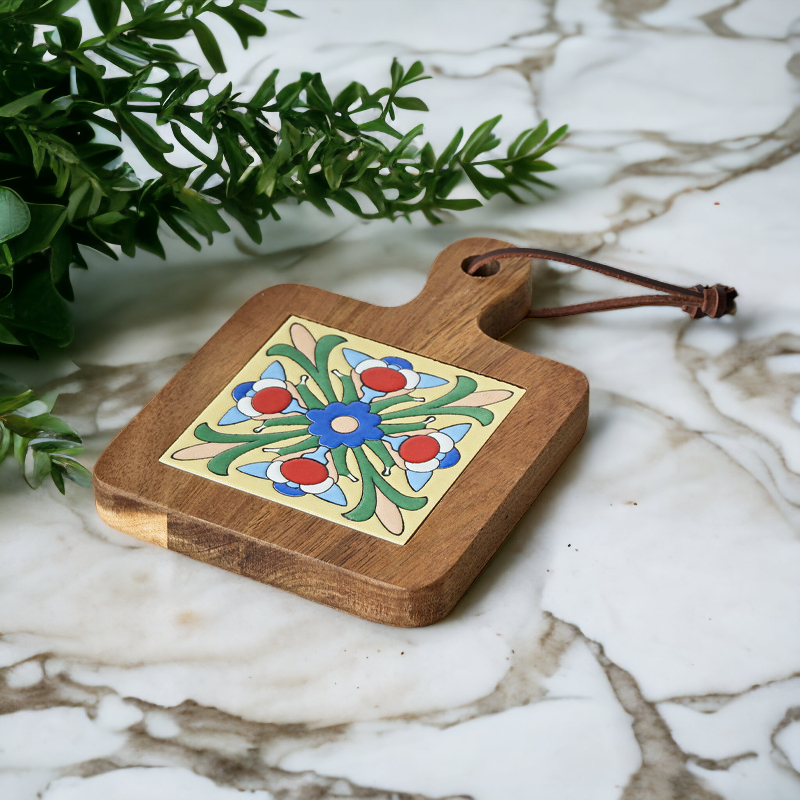 solid-wood-floral-brick-table-mat, , large