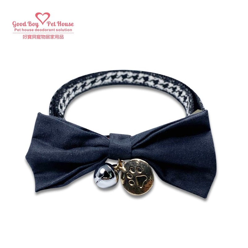 GBPH Fashion j series houndstooth black daniel pet collar M, , large