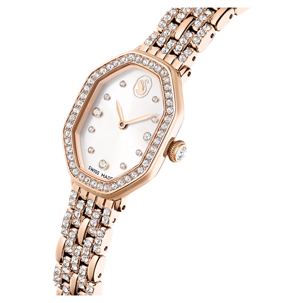SWAROVSKI 施華洛世奇 Dextera 永恆優雅水晶八角手錶 女錶-32 x 23mm(5715517), , large