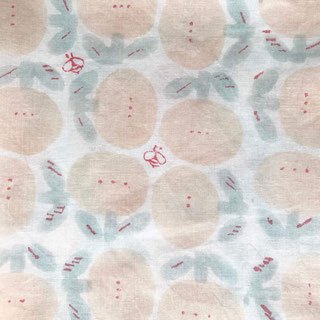 日本設計/印度製造 admi 全棉 方形 45x45 cm 手帕 手巾 (Honey 04), , large