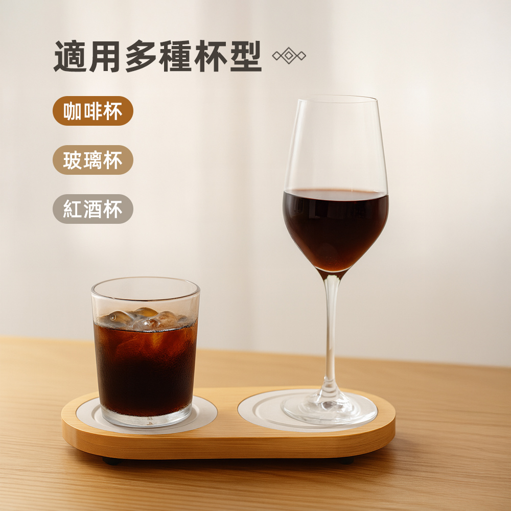 【上手家居】雙杯座硅藻土吸水墊 白色(吸水杯墊/珪藻土杯墊/硅藻土杯墊/珪藻土), , large