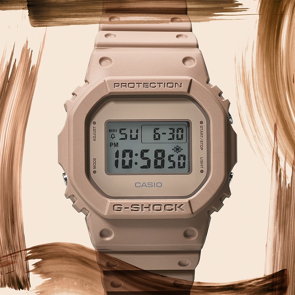 CASIO 卡西歐 G-SHOCK 大地色系手錶 DW-5600NC-5, , large