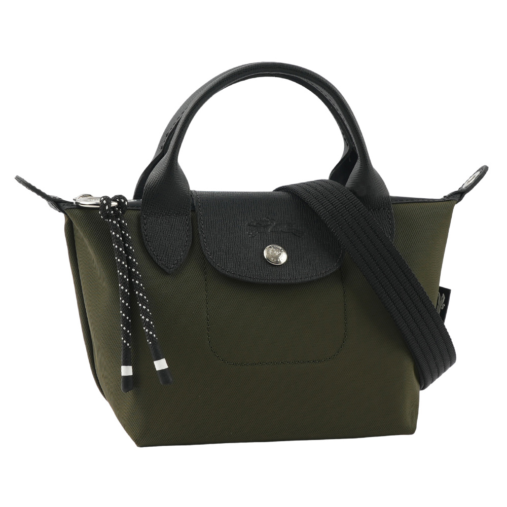 LONGCHAMP LE PLIAGE ENERGY 迷你再生帆布二用包/卡其綠, , large