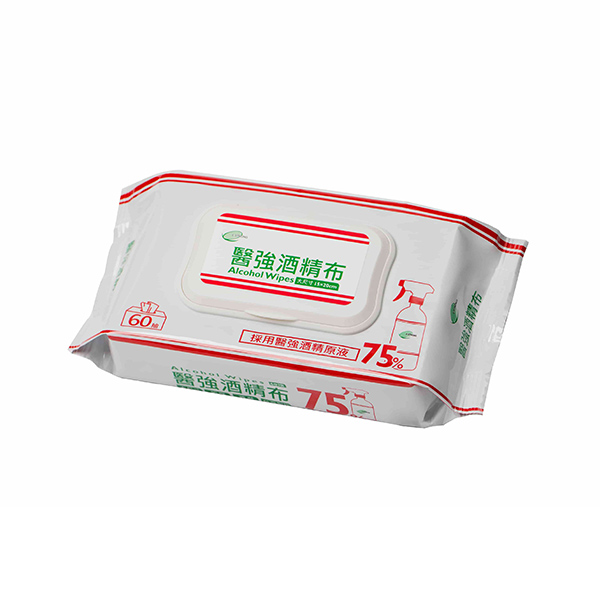 [正光藥局]醫強-75%酒精濕巾60抽(含蓋)/包, , large