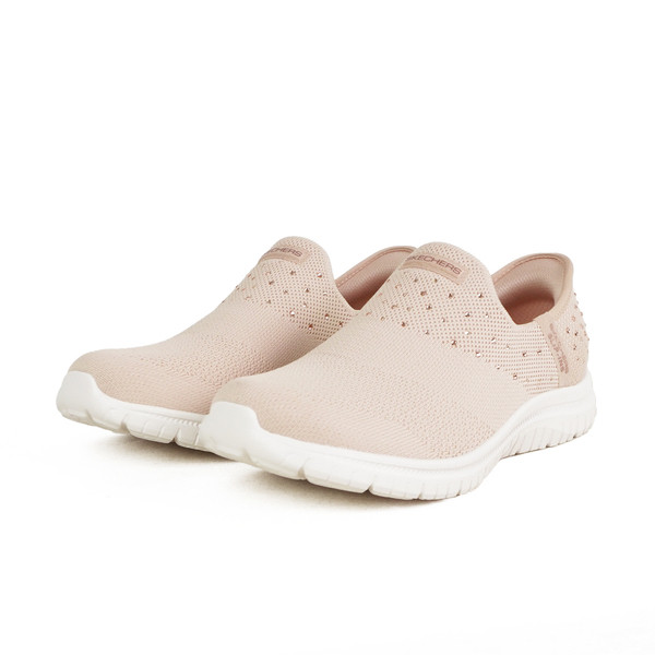 Kixpress-Skechers Virtue 女 休閒鞋 寬楦 舒適 粉紅 [104450WCHMP], , large