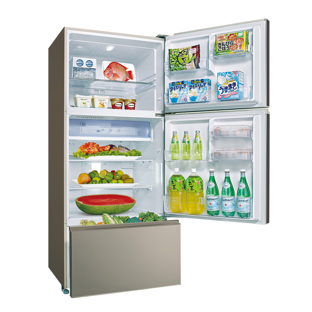 SANLUX Taiwan Sanyo 580-Liter Three-Door Inverter Refrigerator SR-V582C, , large