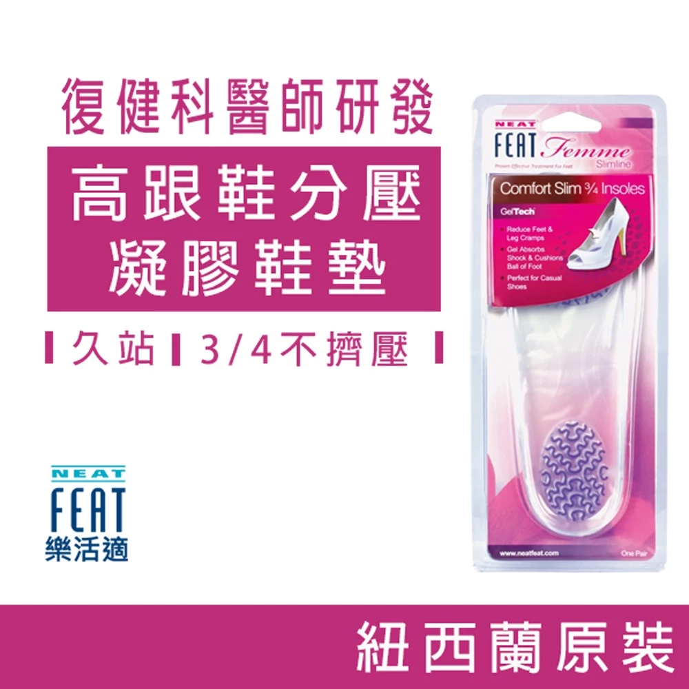  Comfort Slim ¾ Insoles, , large