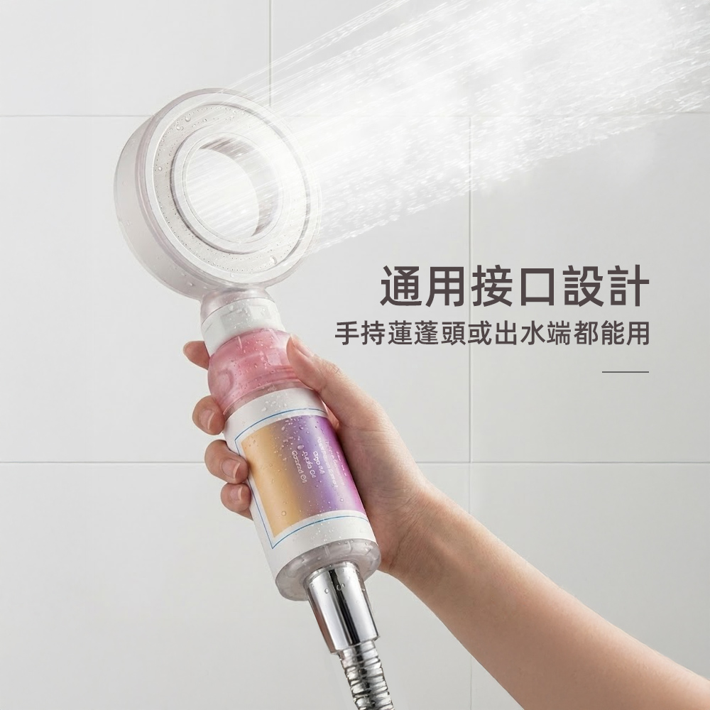 【上手家居】韓系過濾蓮蓬頭-茉莉花(蓮蓬頭/花灑蓮蓬頭/蓮蓬頭過濾/濾芯蓮蓬頭), , large