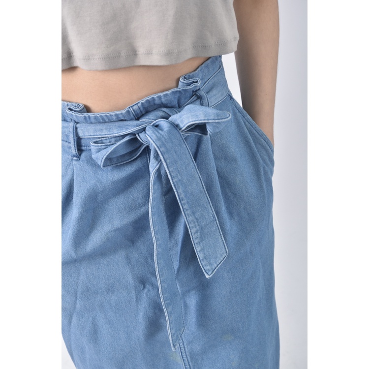 (S) lativ棉質純棉藍色長裙二手衣, , large