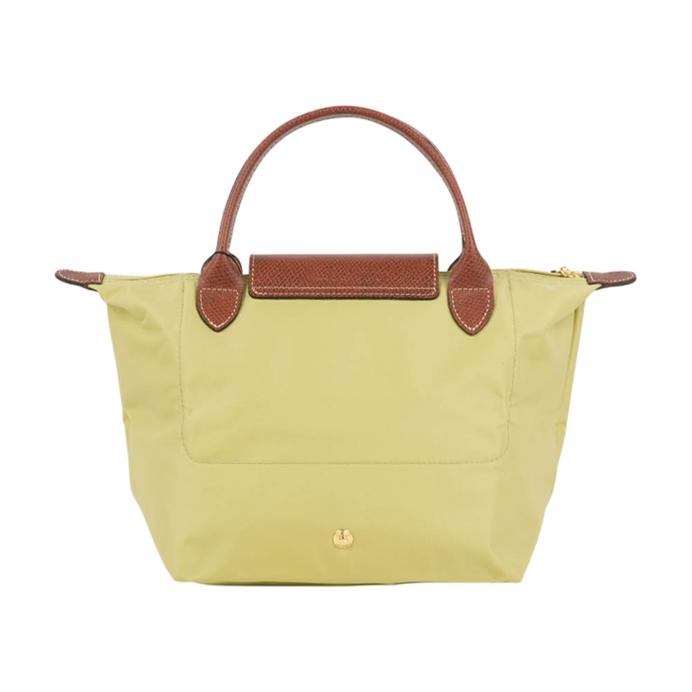 LONGCHAMP S號短把LE PLIAGE摺疊水餃包(開心果綠色), , large