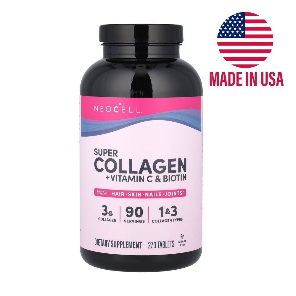 NeoCell Super Collagen Tablets + Vitamin C & Biotin, 270 Tablets, , large