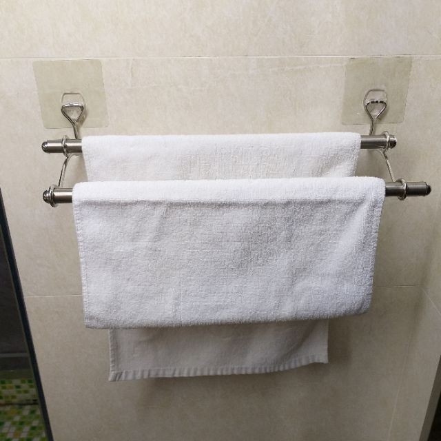 [Beargood sticker] 40cm Double Towel Bar (304 Stainless Steel), , large