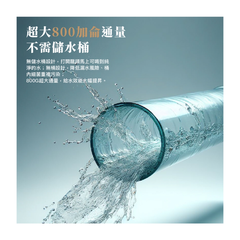 【麗水生活】HAOHSING 豪星 800G 加侖 直接輸出 RO-逆滲透純水機  過濾器 淨水器, , large