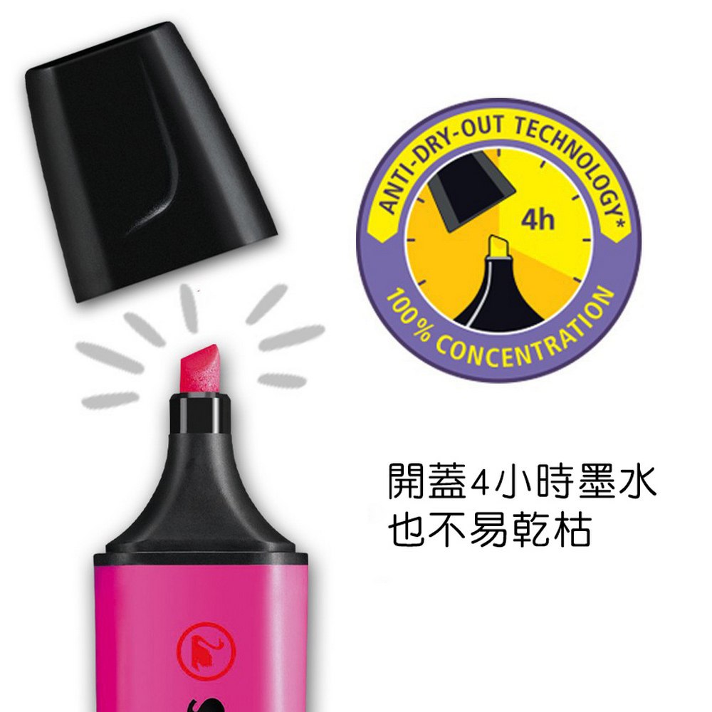 【德國天鵝STABILO】BOSS ORIGINAL NatureCOLORS 波士經典螢光筆 低飽/暖色/冷色(組)冷色5色(ST70/5-02-2-20), , large