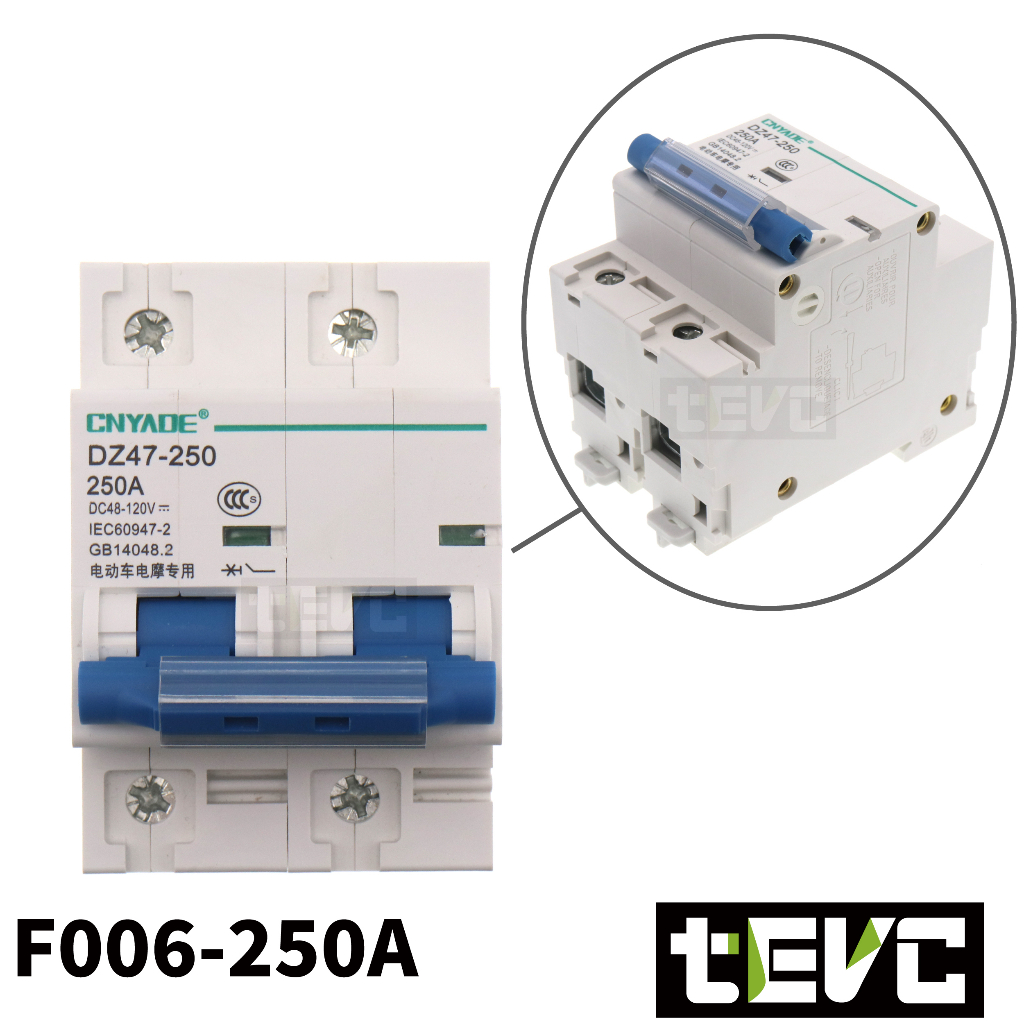 《tevc》F006  DC 無熔絲 2P 直流 空氣開關 150A, , large