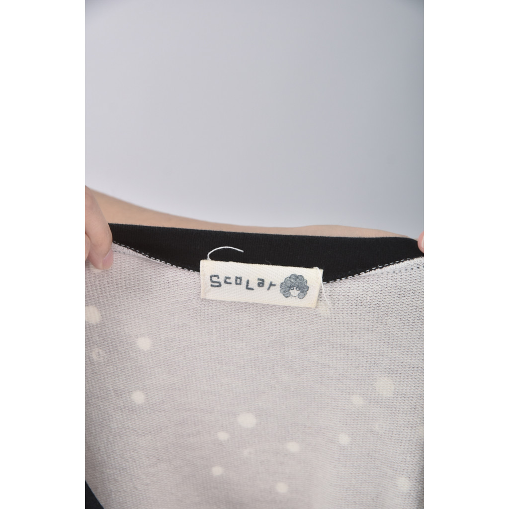 (S) scolar棉質純棉紫色洋裝二手衣, , large