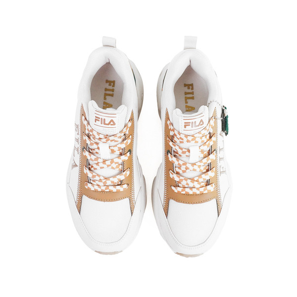 Kixpress-Fila Clunky Sneaker 女 運動休閒鞋 經典厚底 老爹鞋 米棕 [5-J939Y-177], , large