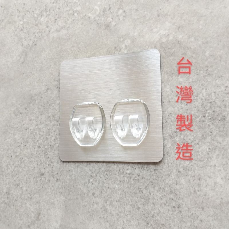 [熊好貼國際] 兩勾(8×8cm完美比例) 替換用 凹凸不平整老舊牆面（選超黏)平整光滑牆面（選重覆) 無痕掛勾掛鉤, , large