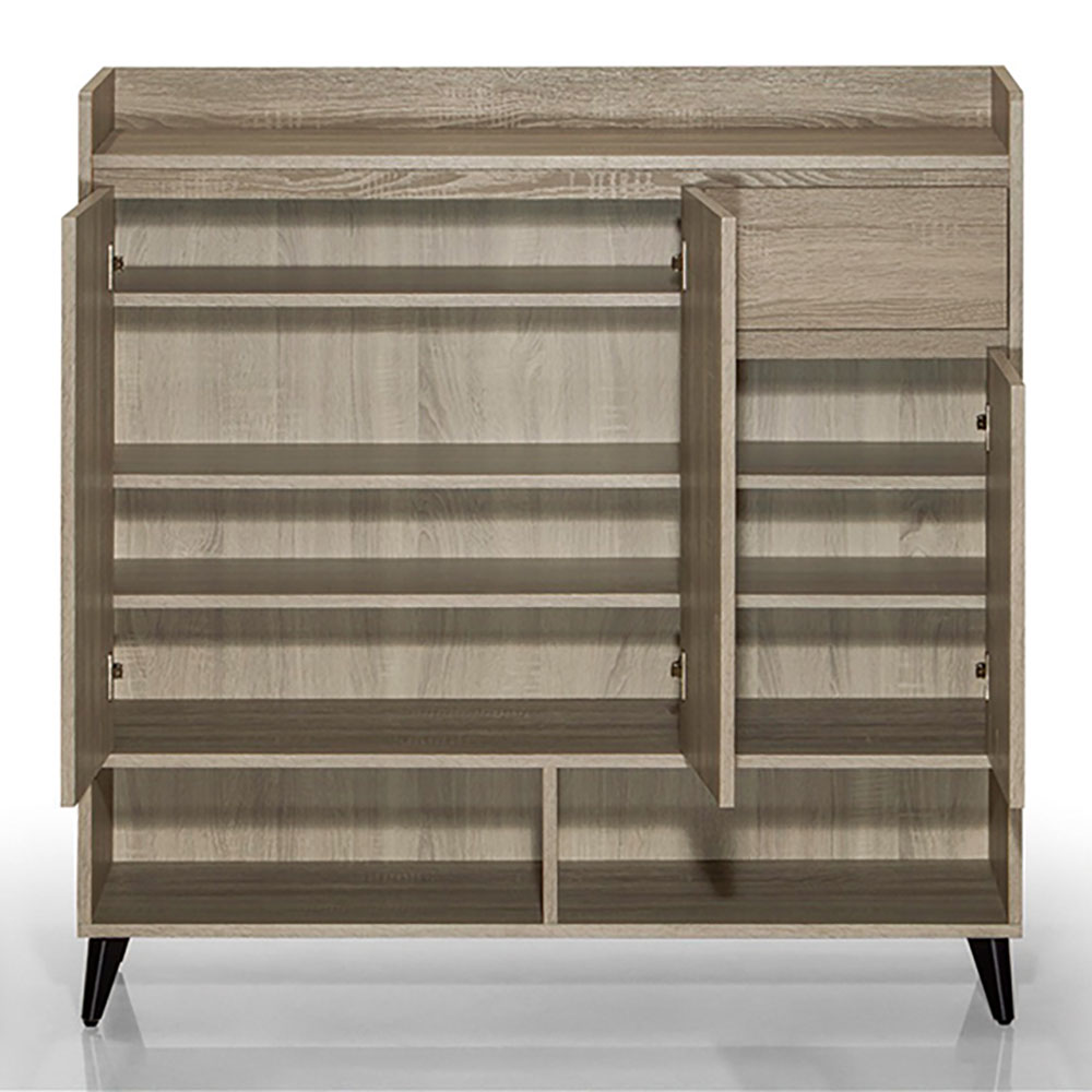 【Hampton 漢汀堡】路米灰梧桐4尺鞋櫃, , large