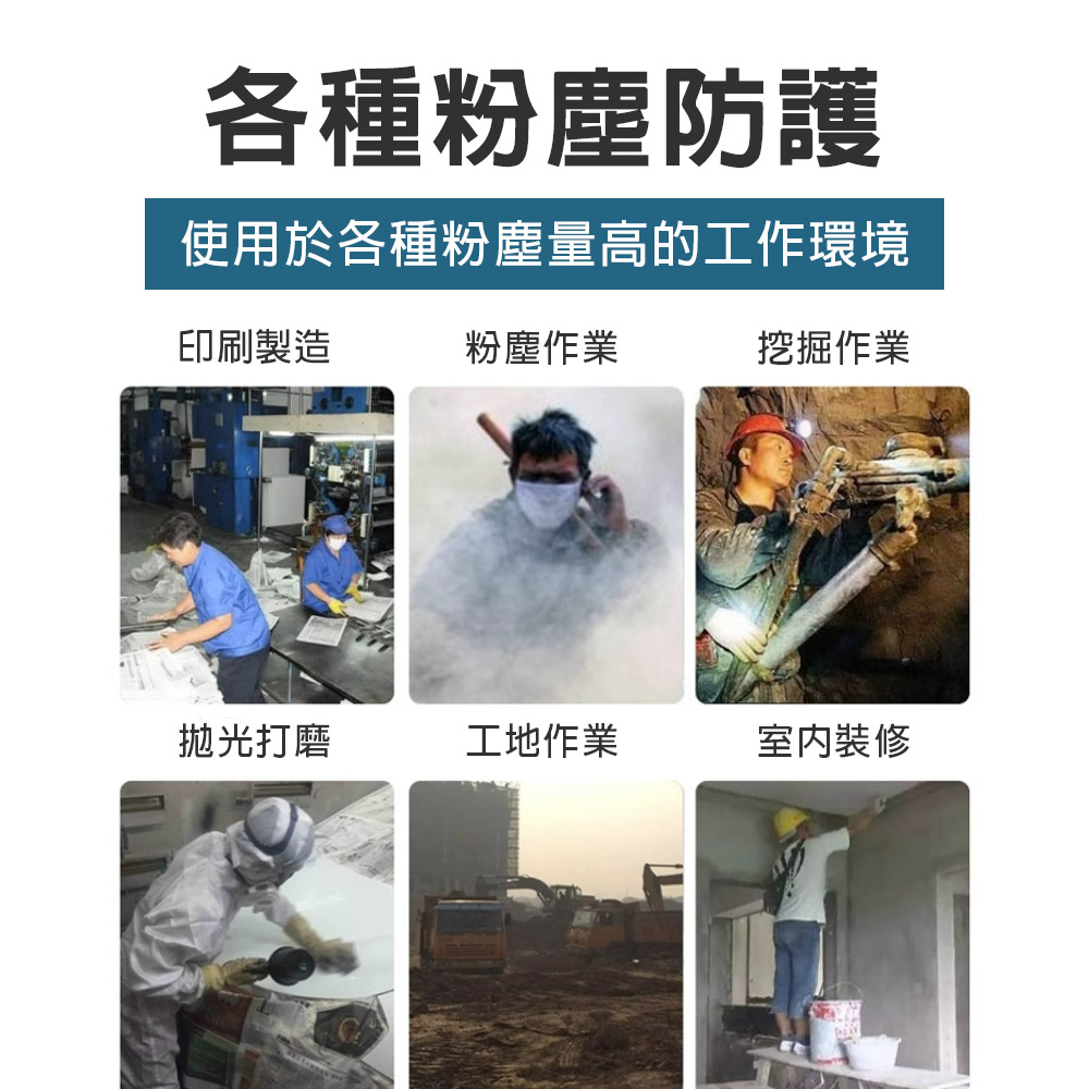 工地防塵面具 3200防塵口罩 3701濾棉 打磨拋光 噴漆粉塵 非3M款, , large