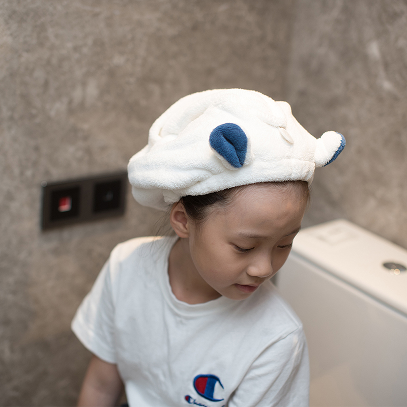 Water Absorption Animal Hair Turban Polar, , large