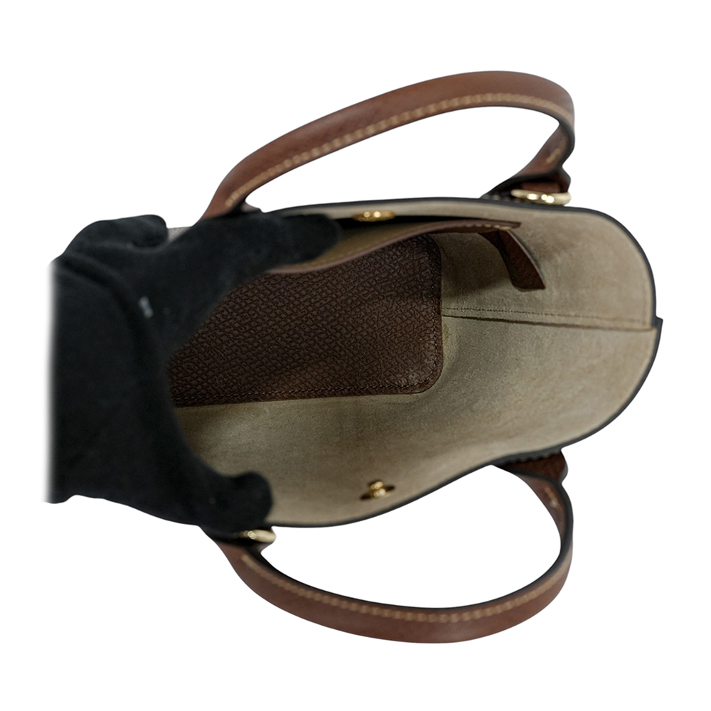LONGCHAMP Epure XS 牛皮手提/斜背二用迷你托特包/棕色, , large