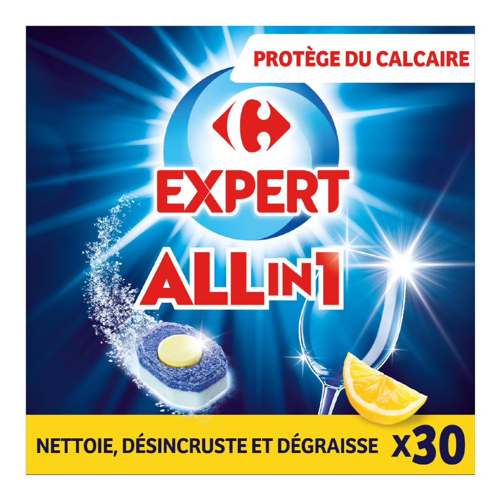 C-Dishwasher Tablets lemon ALLin1-Anti, , large