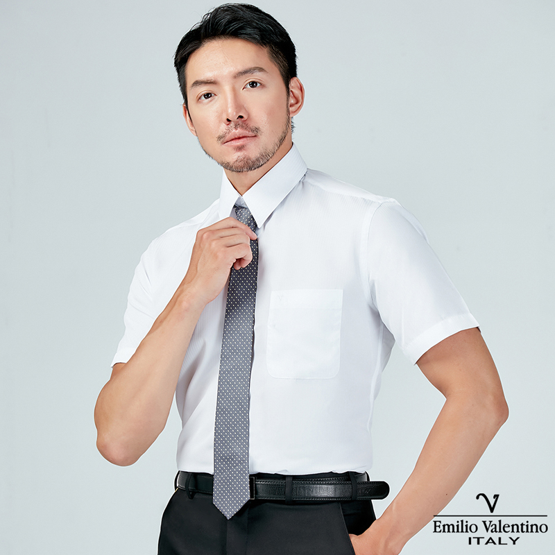 Mens Plain Smart Shirts-(S), , large