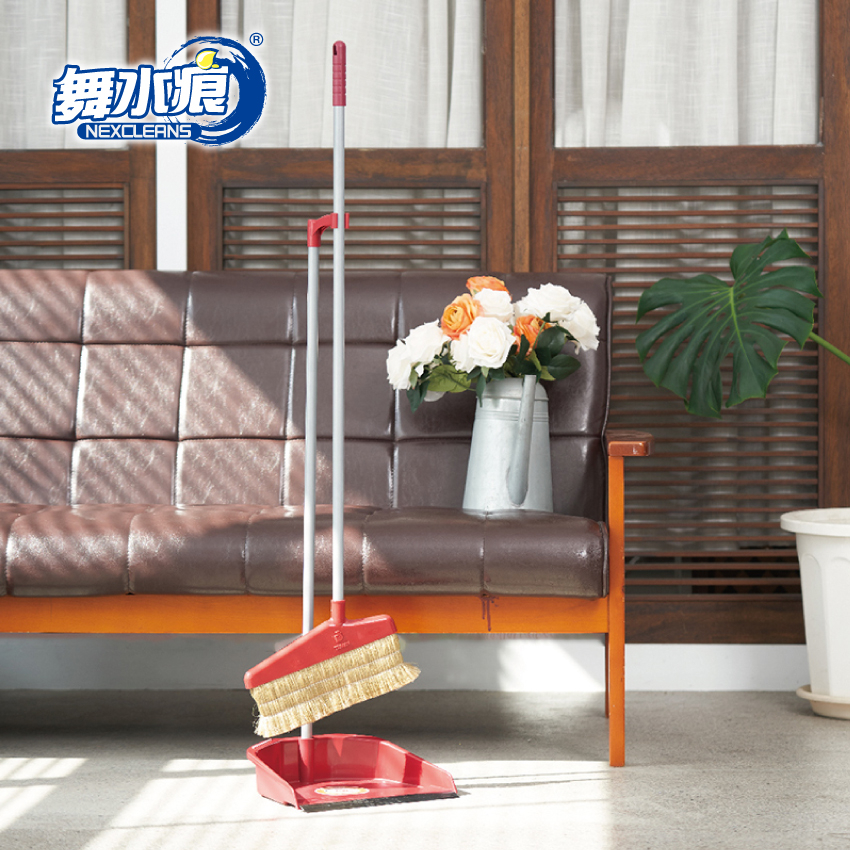 【舞水痕】RT-C1242 無塵金掃把畚斗組 掃帚 除塵 清掃, , large