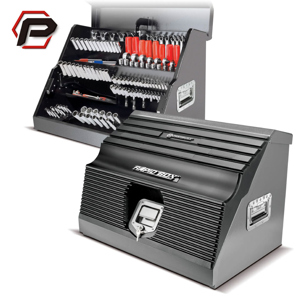 [寶力優 Powerbuilt] 26英吋專業斜角工具箱 工具櫃 工具收納箱/240111, , large