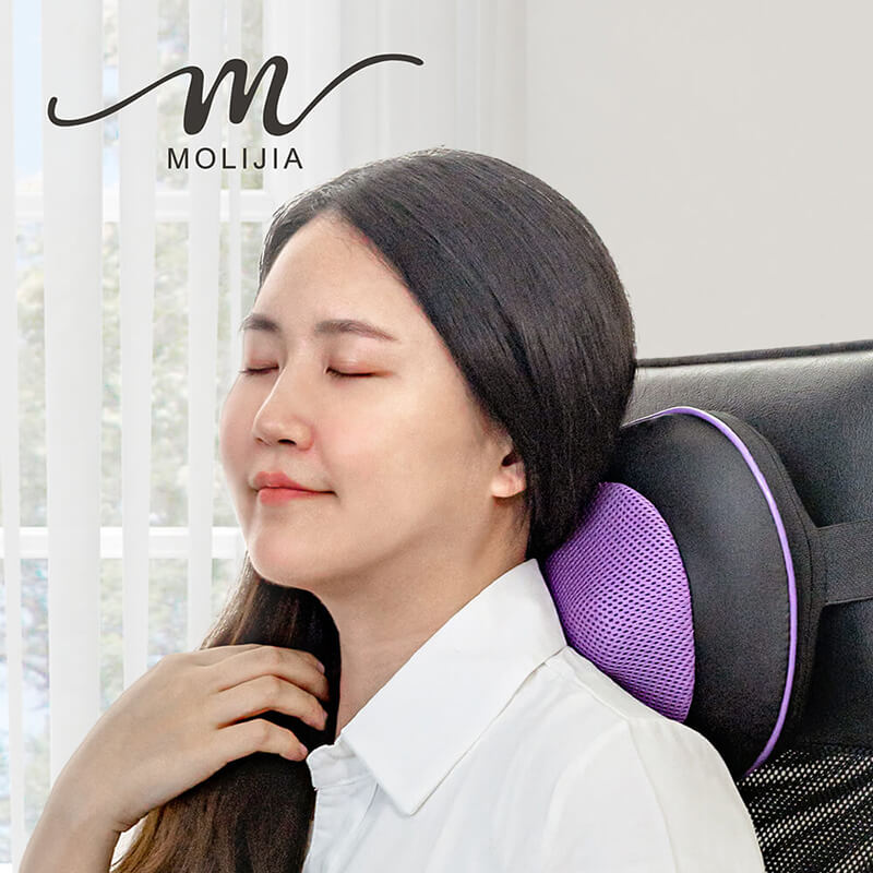 【MOLIJIA】M620 Wired Neck and Shoulder Warming and Kneading Massage Pillow, , large