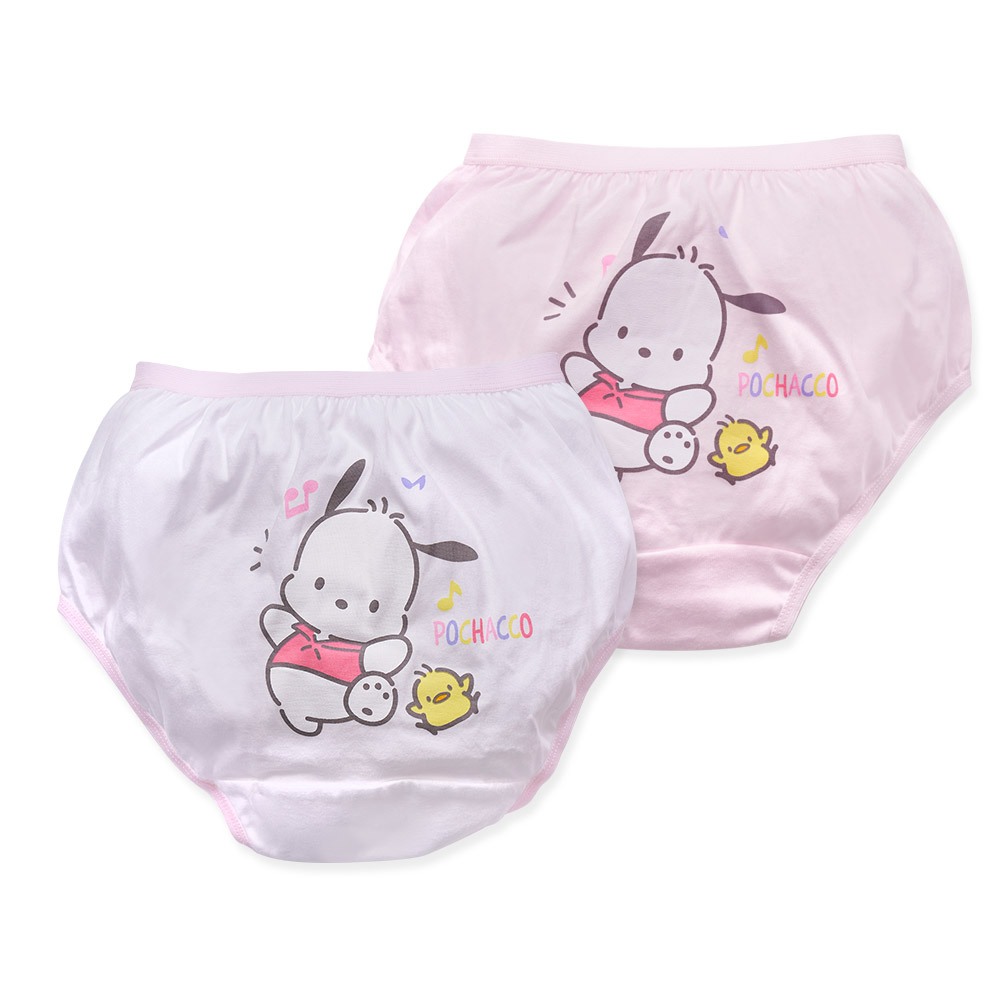 Sanrio 三麗鷗 帕洽狗純棉女童內褲 (2入組) 童內褲 純棉女童三角褲 【旺達棉品】PC-CG001, , large