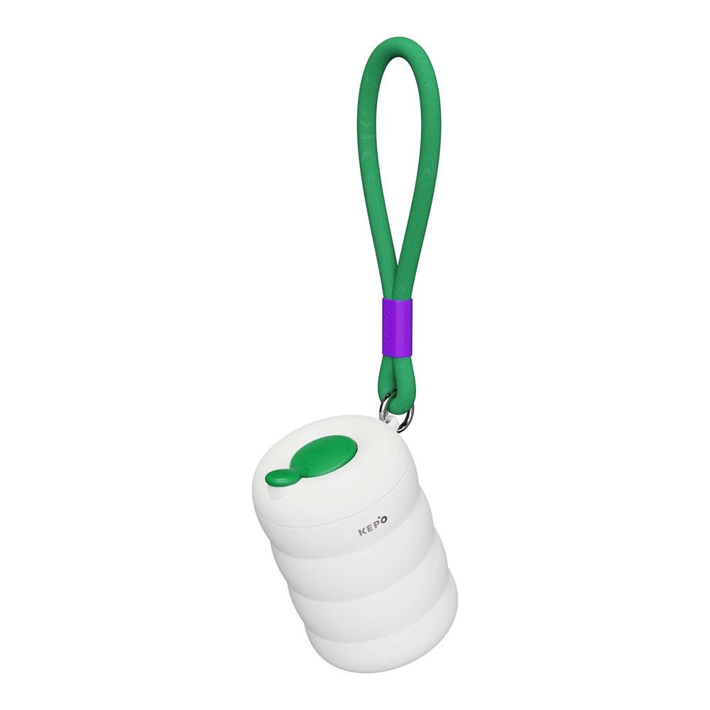 KEPO LQ 400ml KC001 POPO嘭嘭咖啡杯316不銹鋼內膽 白色