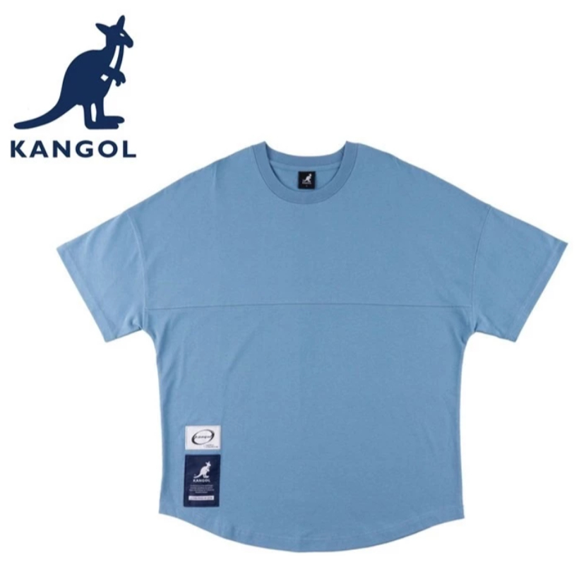 【KANGOL】後背浮雕LOGO短袖上衣 春夏上衣, , large