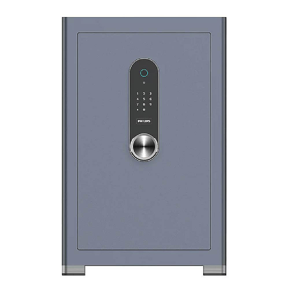 PHILIPS 飛利浦  智能 時尚智簡 存儲無憂 保險櫃 (指紋/密碼 /機械鑰匙) /台SBX601-8B-淡雅藍