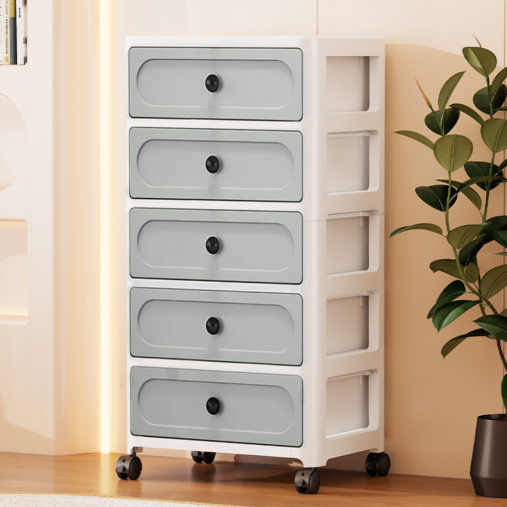 【AOTTO】36面寬輕奢五層抽屜收納櫃(AC-036GR), , large