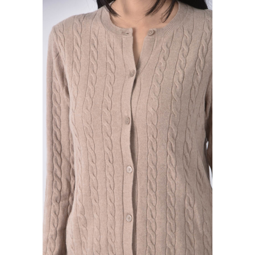 (M) uniqlo排扣棕色長袖上衣二手衣, , large