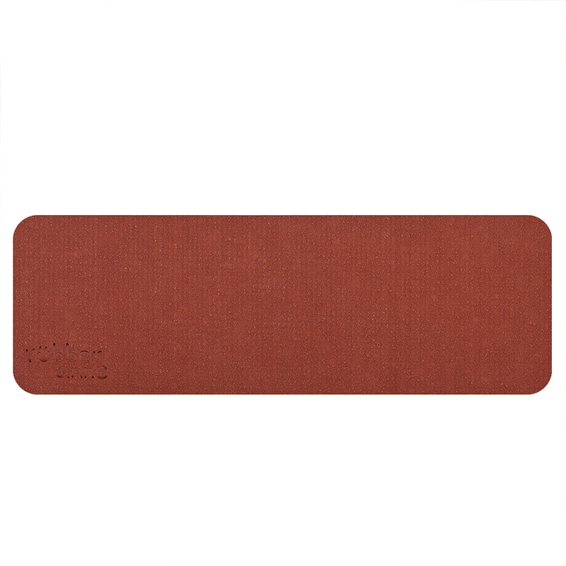 【Monster】 Soft Diatomaceous Earth Washbasin Absorbent Mat (24x8cm) – Brick Red, , large