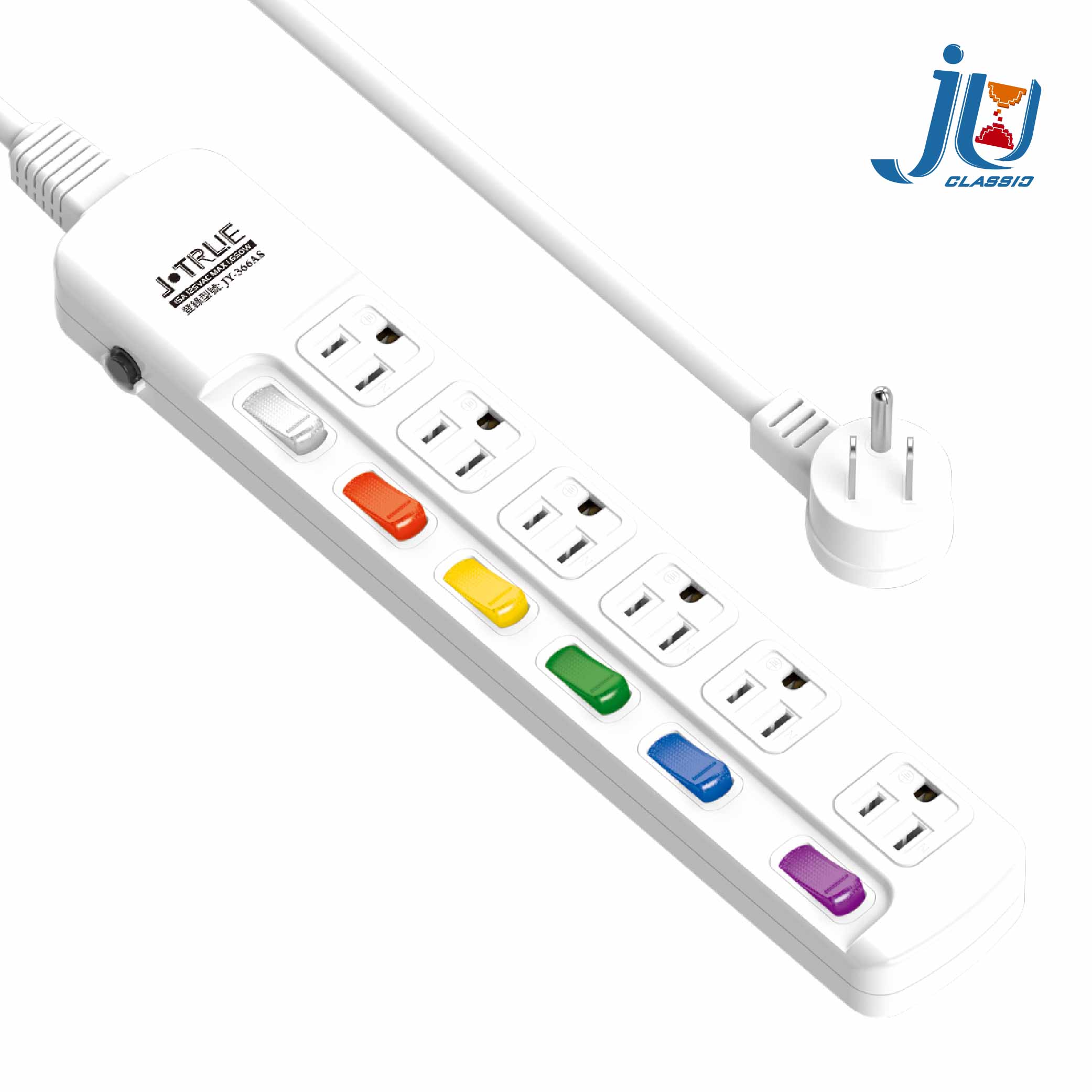 鉅玉經典｜6-pin extension cable JY-366AS-21, , large