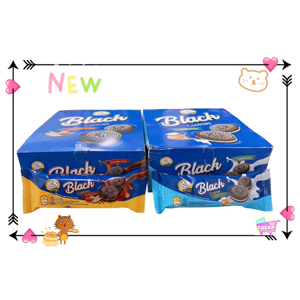 BISCUITS BLACK COOKIES(VANILLA CREAM), , large