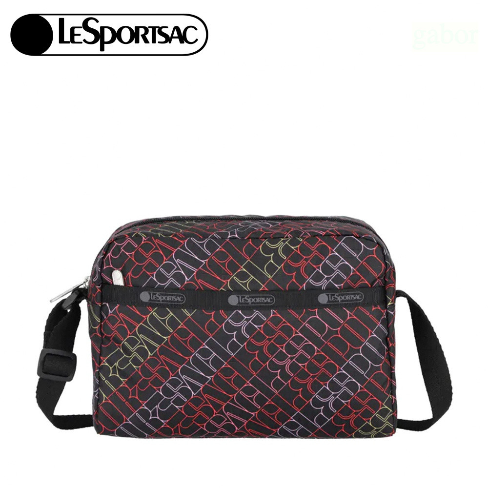LeSportsac Daniella Crossbody 拉鍊斜背包 側背包 送禮-霓光字舞, , large