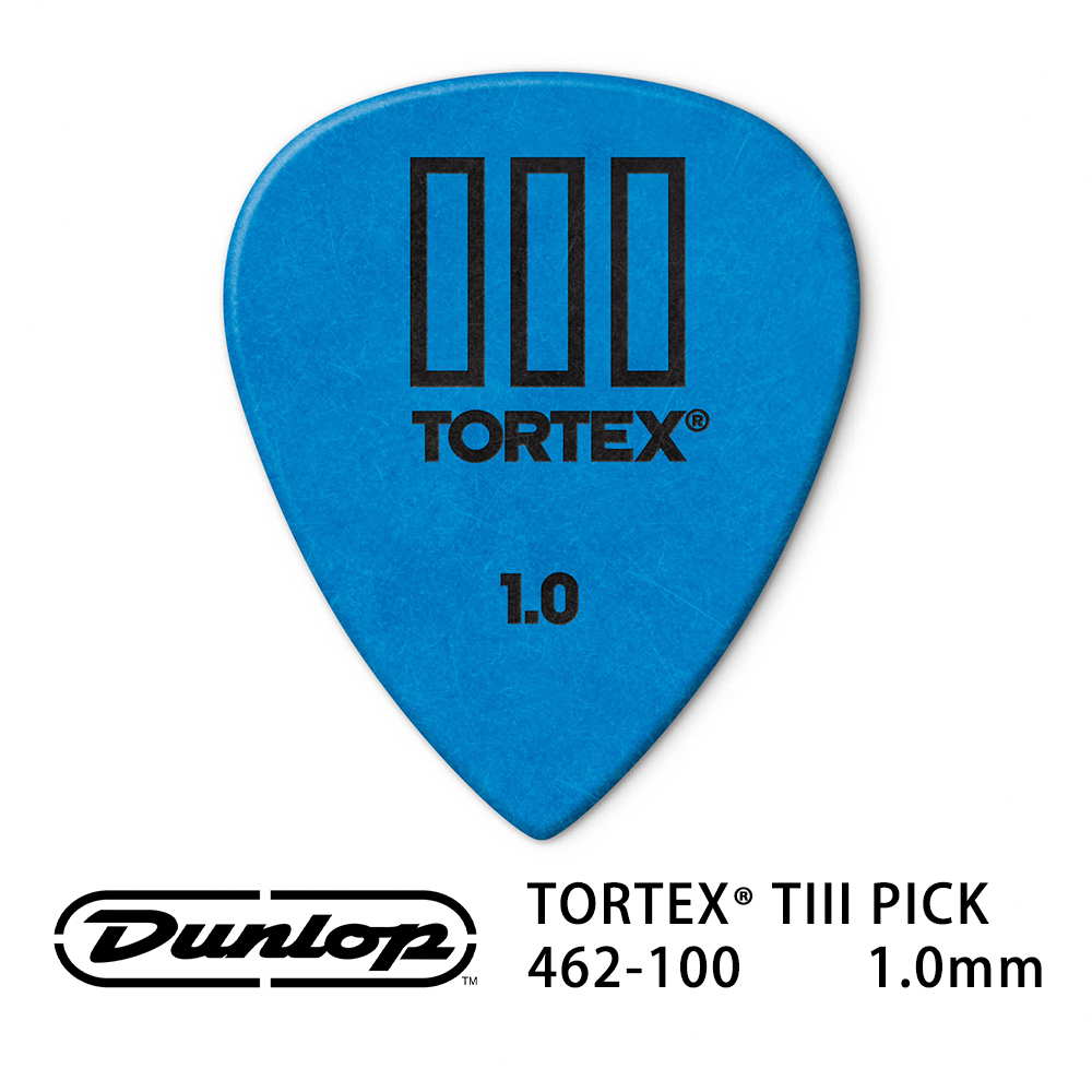 Jim Dunlop Tortex TIII 462R 1.0mm Pick (三片、十片組)【敦煌樂器】, , large