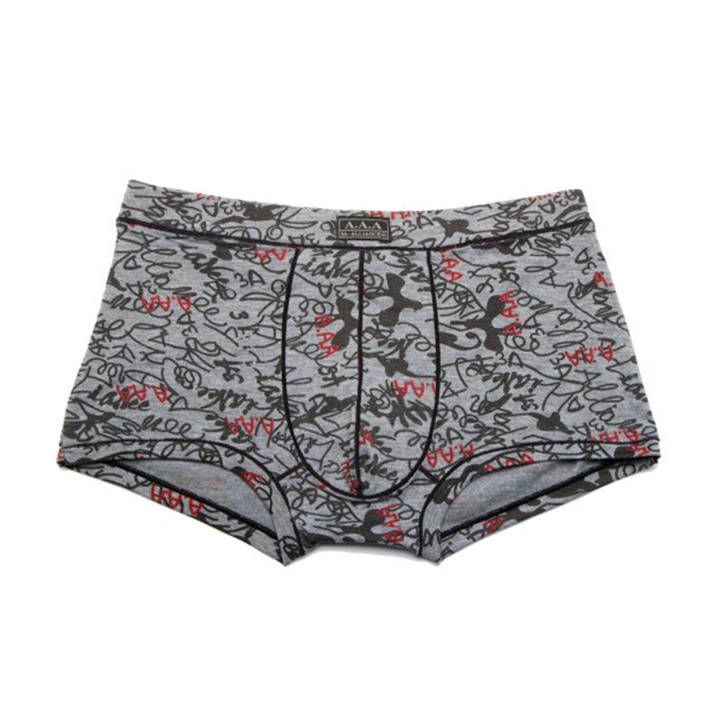 ﹝ 3A-Alliance ﹞義式塗鴨四角褲/麻花色, , large